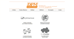 Desktop Screenshot of dpm.srv.br